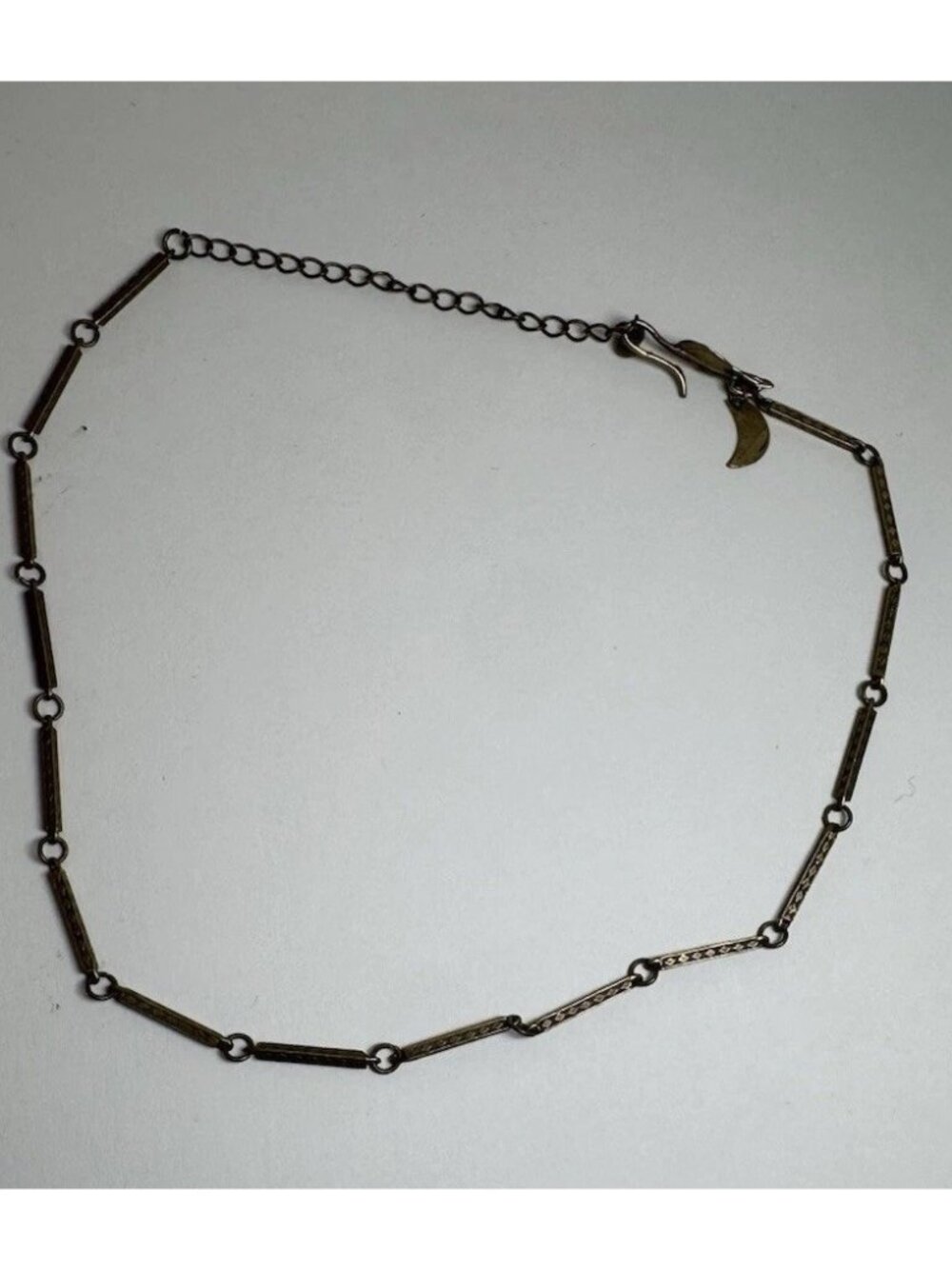 Alkemie Necklace 17 in Metal Crafted Jewelry Chain Feather Anthropologie